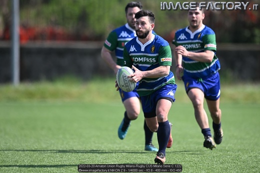 2022-03-20 Amatori Union Rugby Milano-Rugby CUS Milano Serie C 1222
